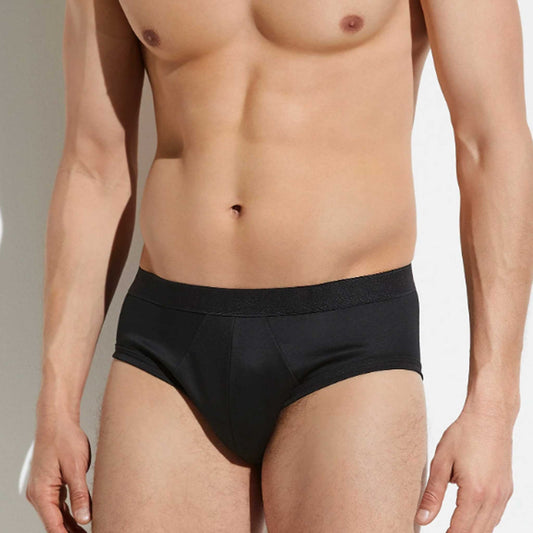 Zimmerli Sea Island Cotton Briefs in Black