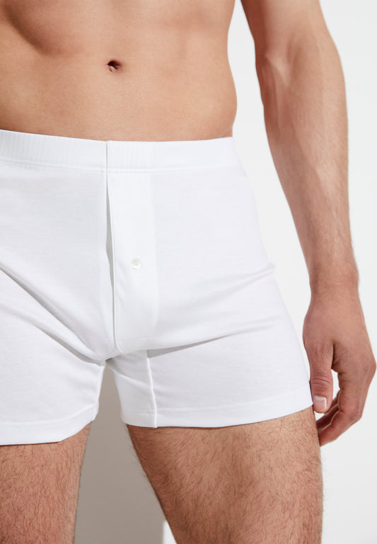 Zimmerli Sea Island Cotton Boxer Shorts in White