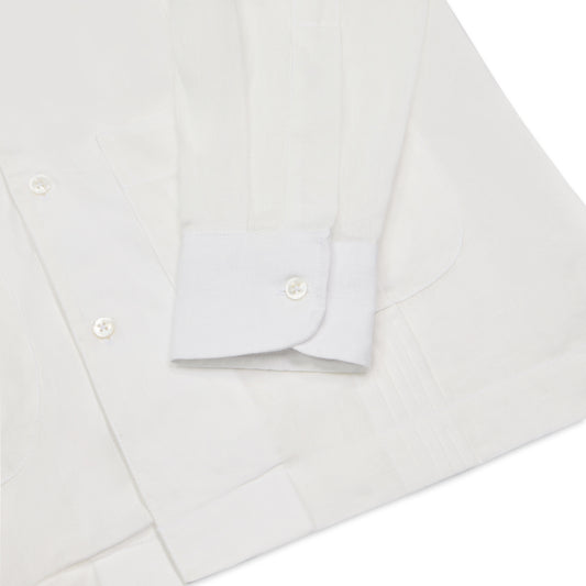 Signature Guayabera Shirt in White