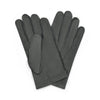 Nubuck Leather Cashmere Lined Gloves in Grey