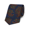 Paisley Medallion Fine Wool Tie in Navy