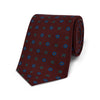 
Florentine Motif Fine Wool Tie in Wine
