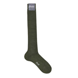 Winter Wool Long Socks in Khaki