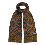 Andean Mosaic 36oz Silk Scarf in Green