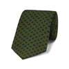 Cascading Leaf Panama Silk Tie in Olive