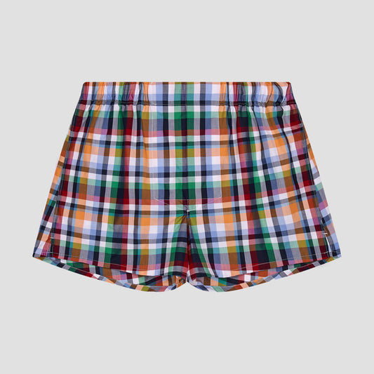 Madras Check Poplin Chairman Boxer Shorts