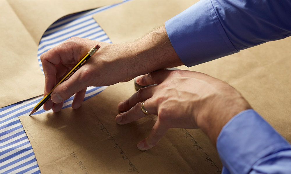 Bespoke and Made to Measure Shirt Cutting Image 