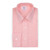 Classic Fit Swiss Twill Button Cuff Shirt in Pink