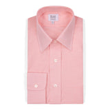 Classic Fit Swiss Twill Button Cuff Shirt in Pink