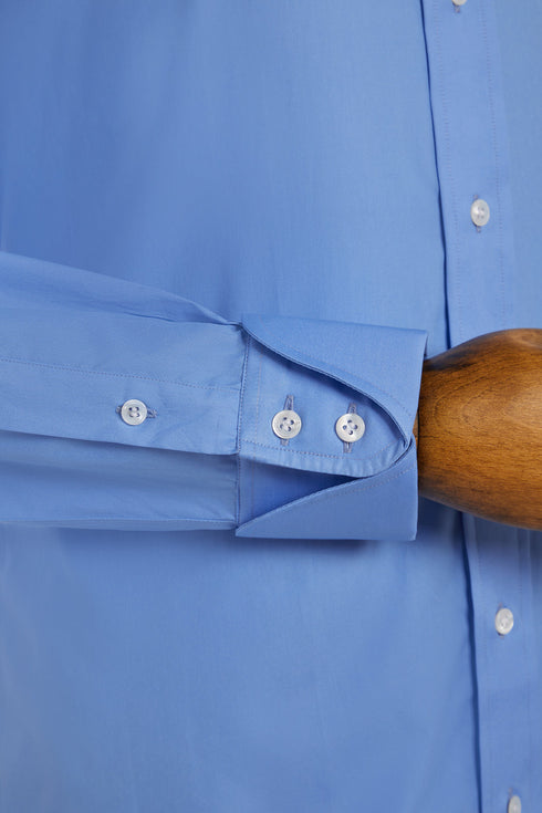Budd shirtmakers cocktail cuff on a shirt