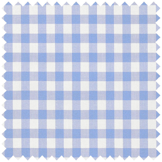 Gingham Check in Sky Blue