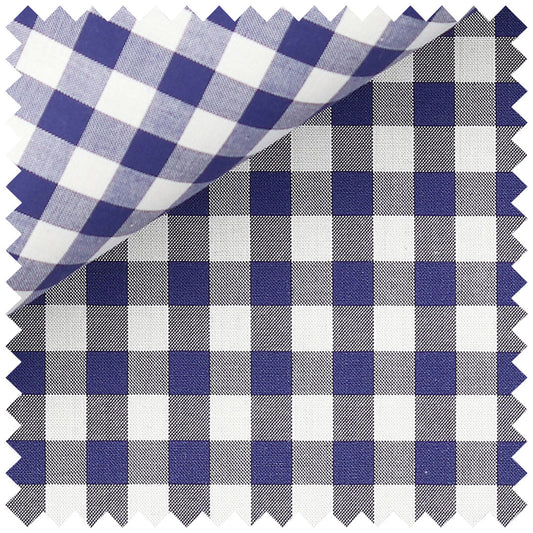 Gingham Check in Navy