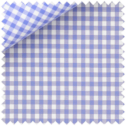 Lilac Mercerised Zephir Check