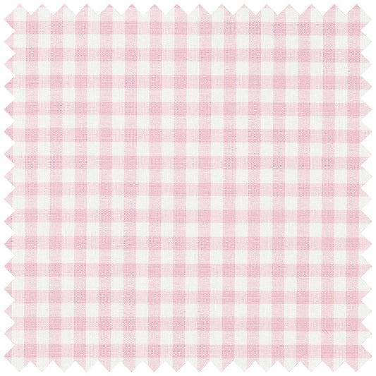 Pink Mercerised Zephir Check