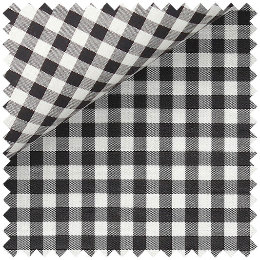 Gingham Check in Black