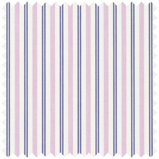 Double Pinstripe in Blue and Pink