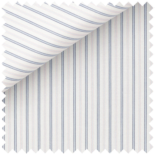 Pencil Stripe in Blue and Pink