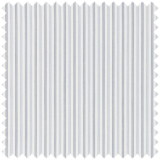 Pencil Stripe in Sky Blue and Navy
