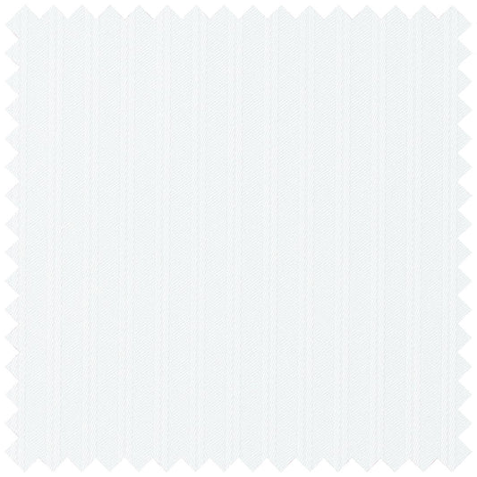White Cotton Self Stripe