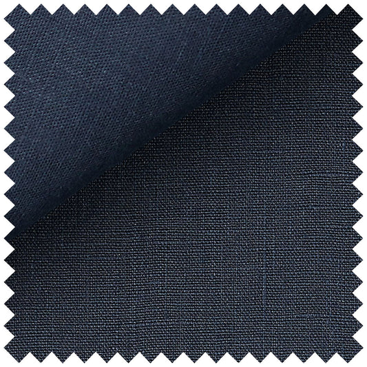 Plain Linen in Navy Blue