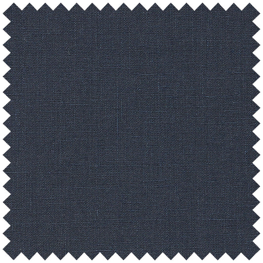 Plain Linen in Navy Blue