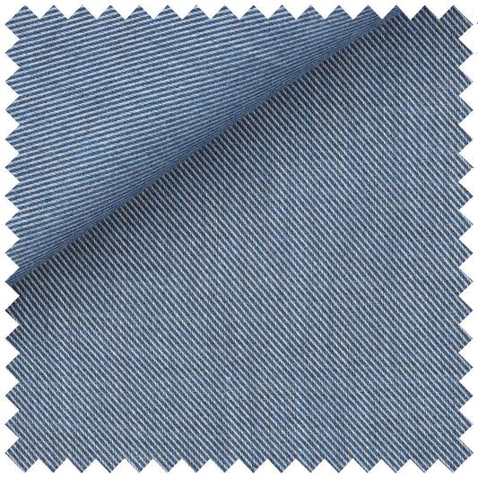 Plain Cotton Cashmere in Denim