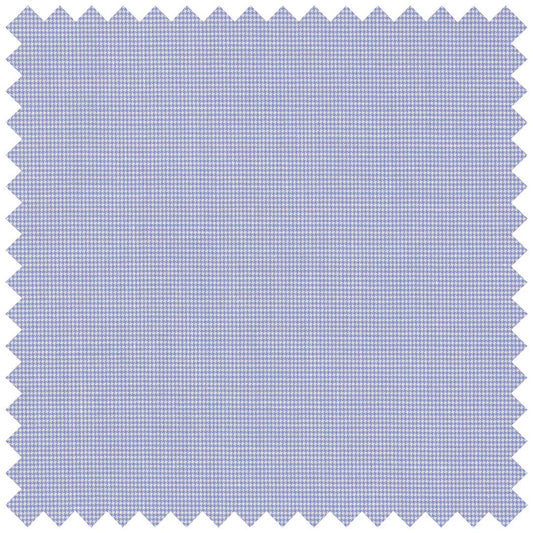 Blue Zephir Cotton Micro Puppytooth