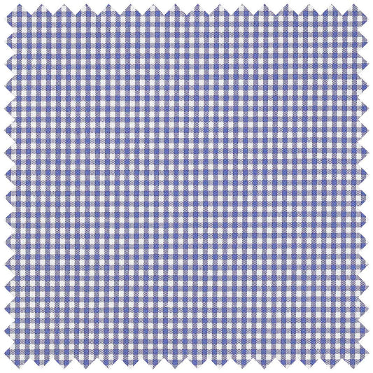 Royal Blue Zephir Gingham Check