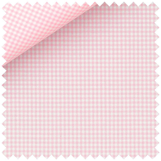 Pink Zephir Gingham Check
