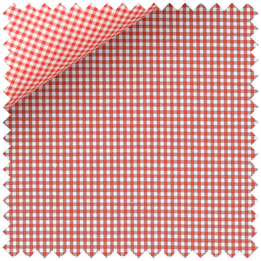 Red Zephir Gingham Check