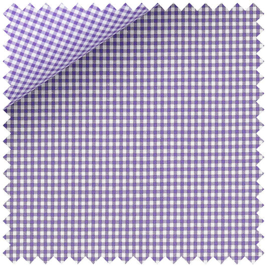 Purple Zephir Gingham Check