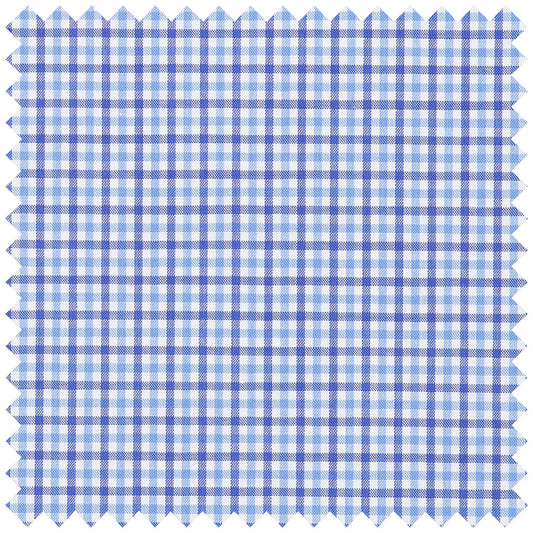 Multi Check in Sky Blue and Navy