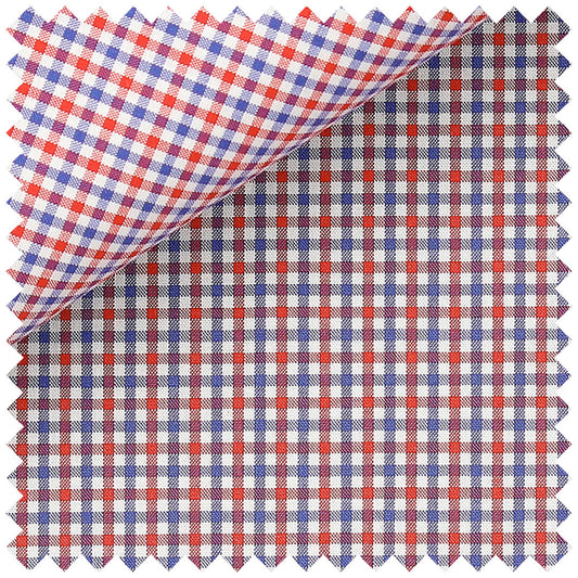 Multi Check in Blue and Red