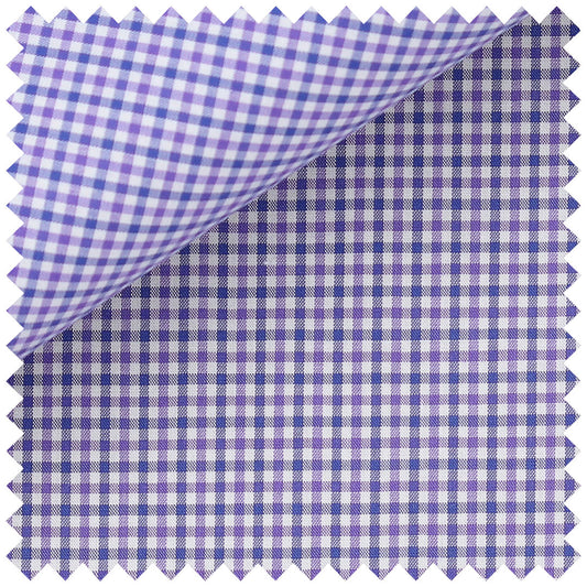 Multi Check in Blue and Purple