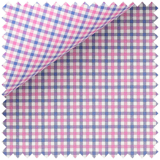 Multi Check in Blue and Pink