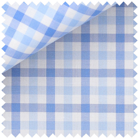 Gingham Multi Coloured Check in Blue