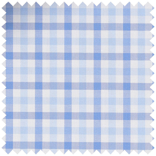 Gingham Multi Coloured Check in Blue