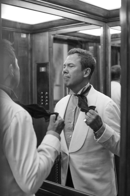 Special Order WMB Brown x Budd Hand-Pleat Shirt with Wing Collar