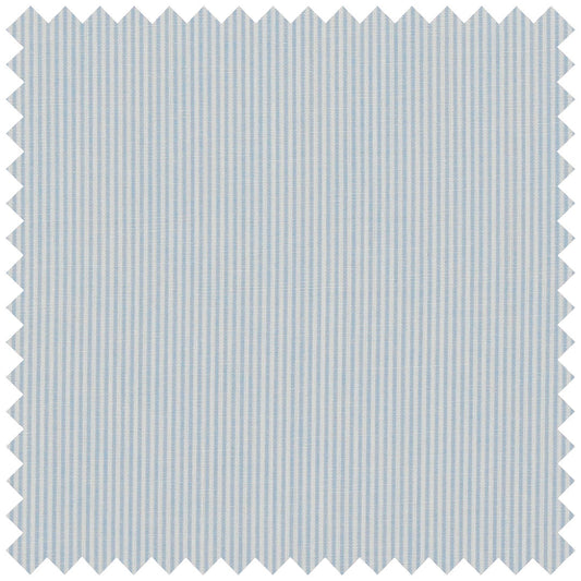 Loro Piana Sky Blue Hairline Stripe