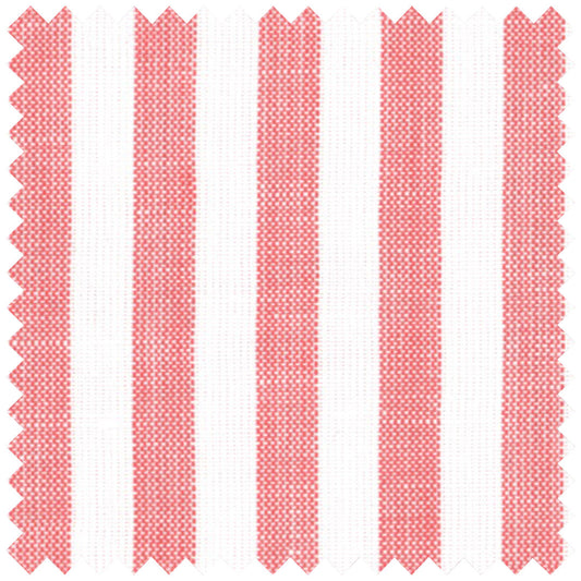 Loro Piana Red Candy Stripe Cotton and Linen