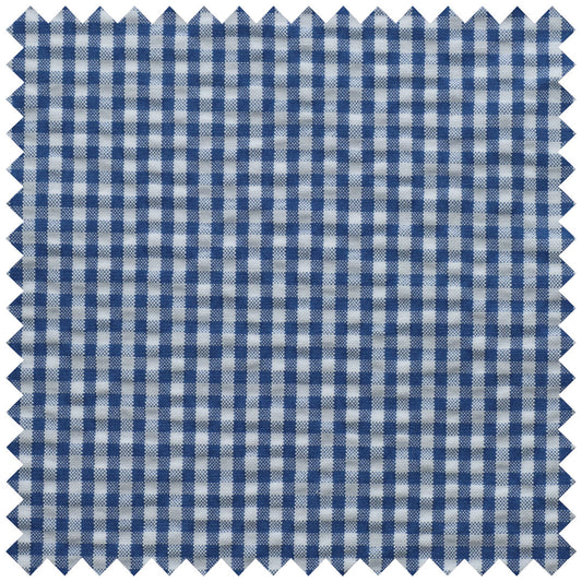 Royal gingham seersucker