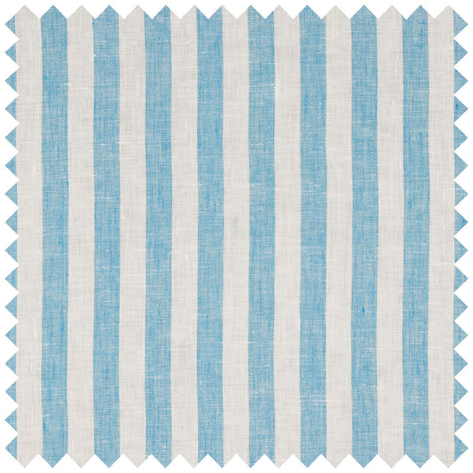 Azzure candystripe linen with Aloe