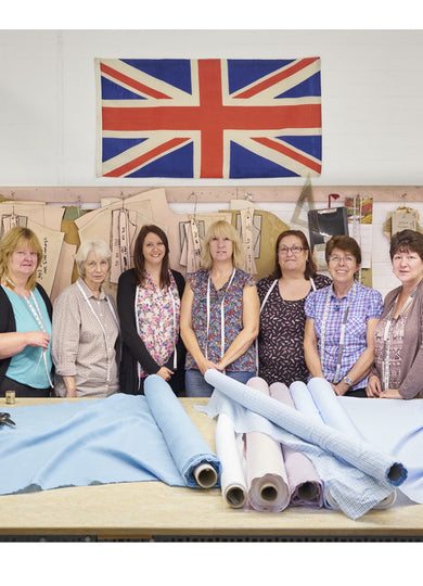 Budd Shirtmakers workroom team at Andover, England
