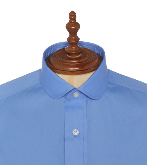 Budd Shirtmakers - Budd penny-round shirt collar