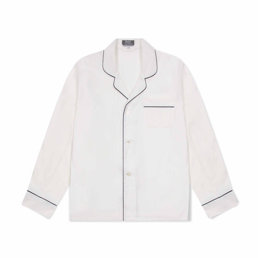 Exclusive Herringbone Cotton and Cashmere Classic Fit Pyjamas