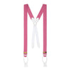 Plain Boxcloth Braces in Pink