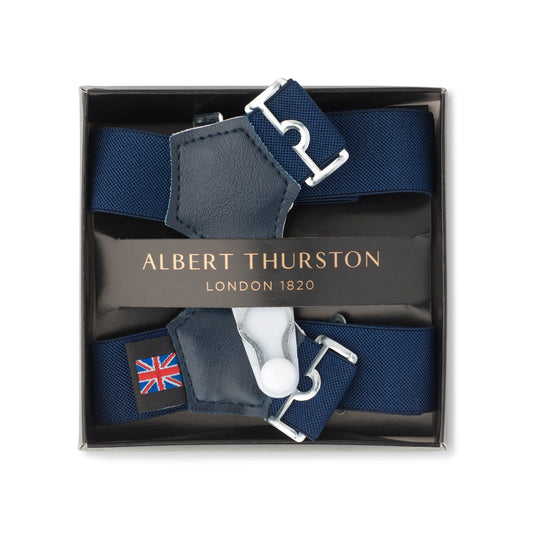 Plain Sock Suspenders in Navy