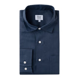 Casual Linen Shirt in Navy 