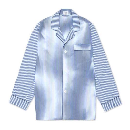 Exclusive Budd Stripe Pyjamas in Edwardian Blue