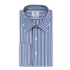 Classic Fit Exclusive Budd Stripe Shirt in Edwardian Blue 